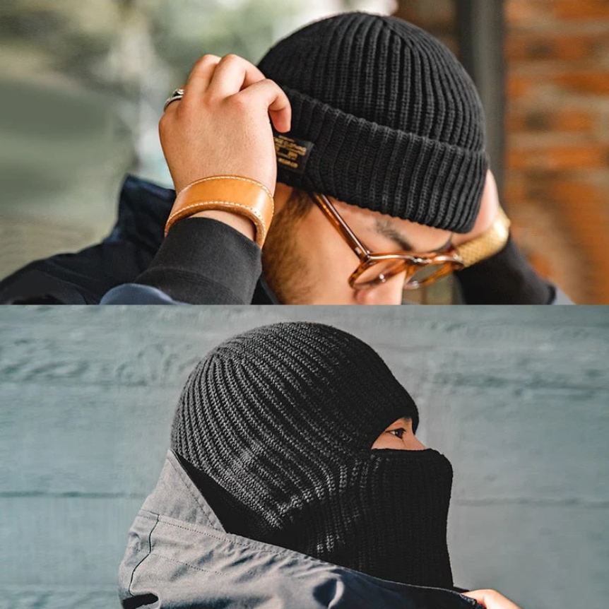 🌟Bonnet Balaclava - bonnet Cagoule 2 en 1 🖤